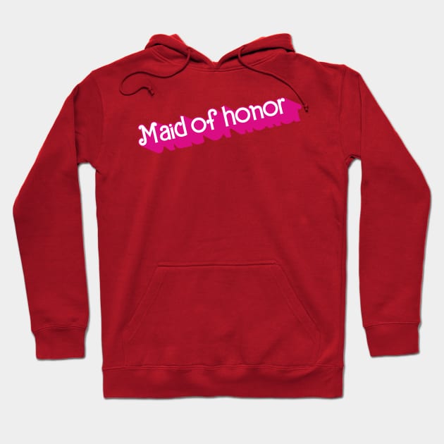 Maid of Honor Barbie logo Hoodie by byb